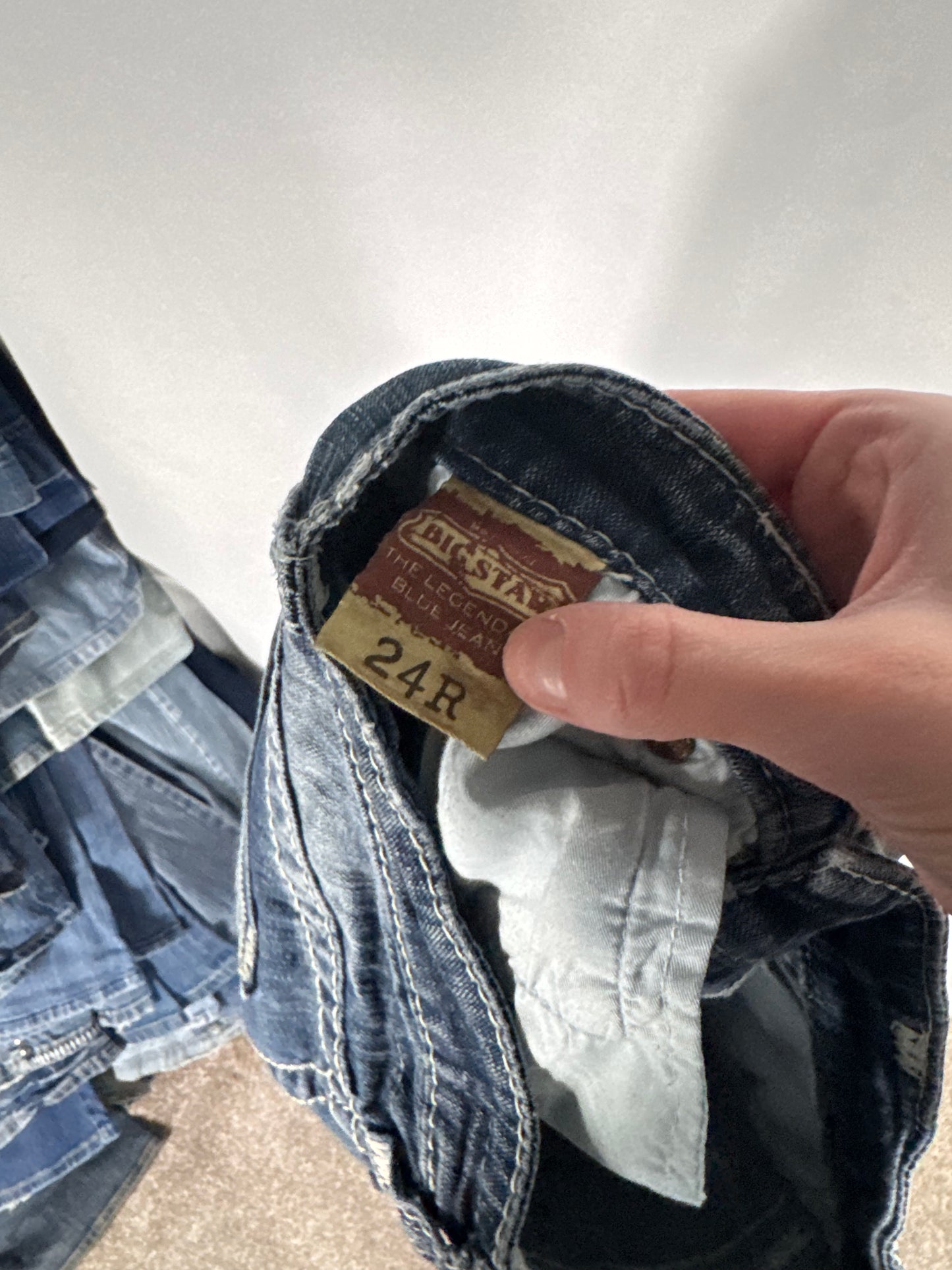 Lågmidjade jeans stl: XS