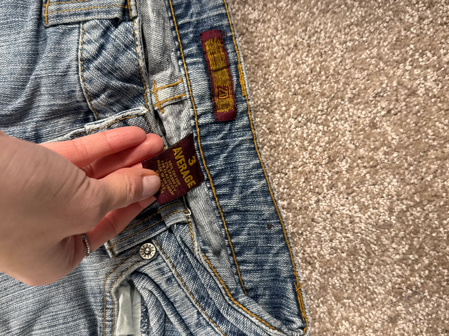 Lågmidjade jeans stl: XXS