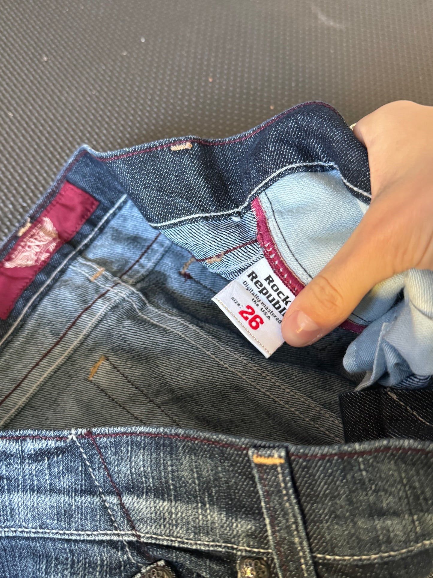 Lågmidjade jeans stl: S