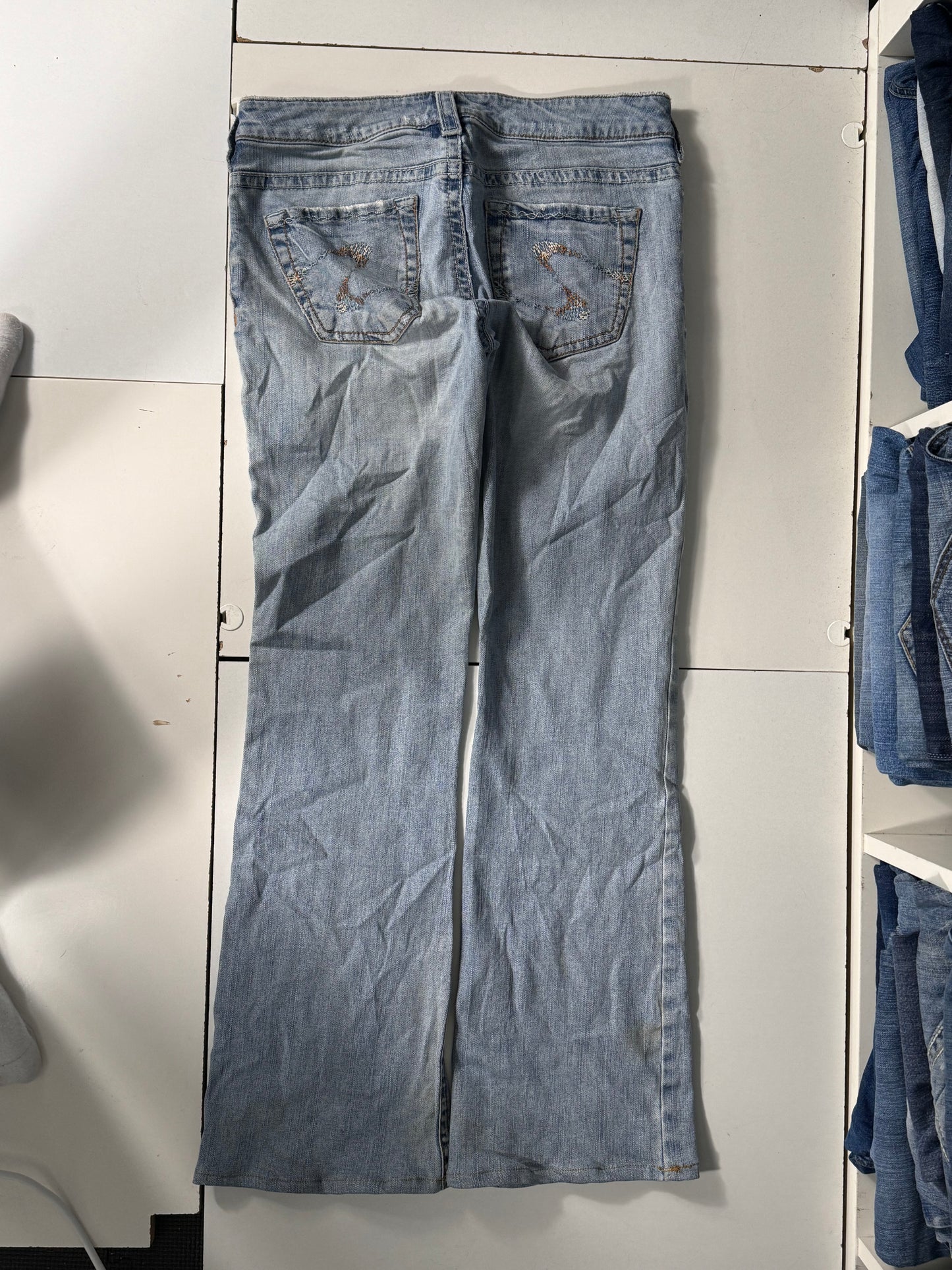 Lavtaljede jeans str: S