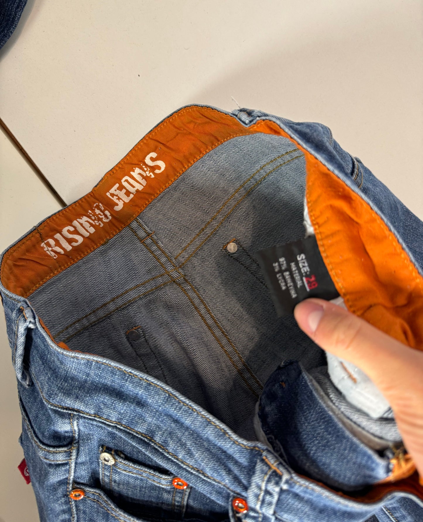 Lågmidjade jeans stl: S