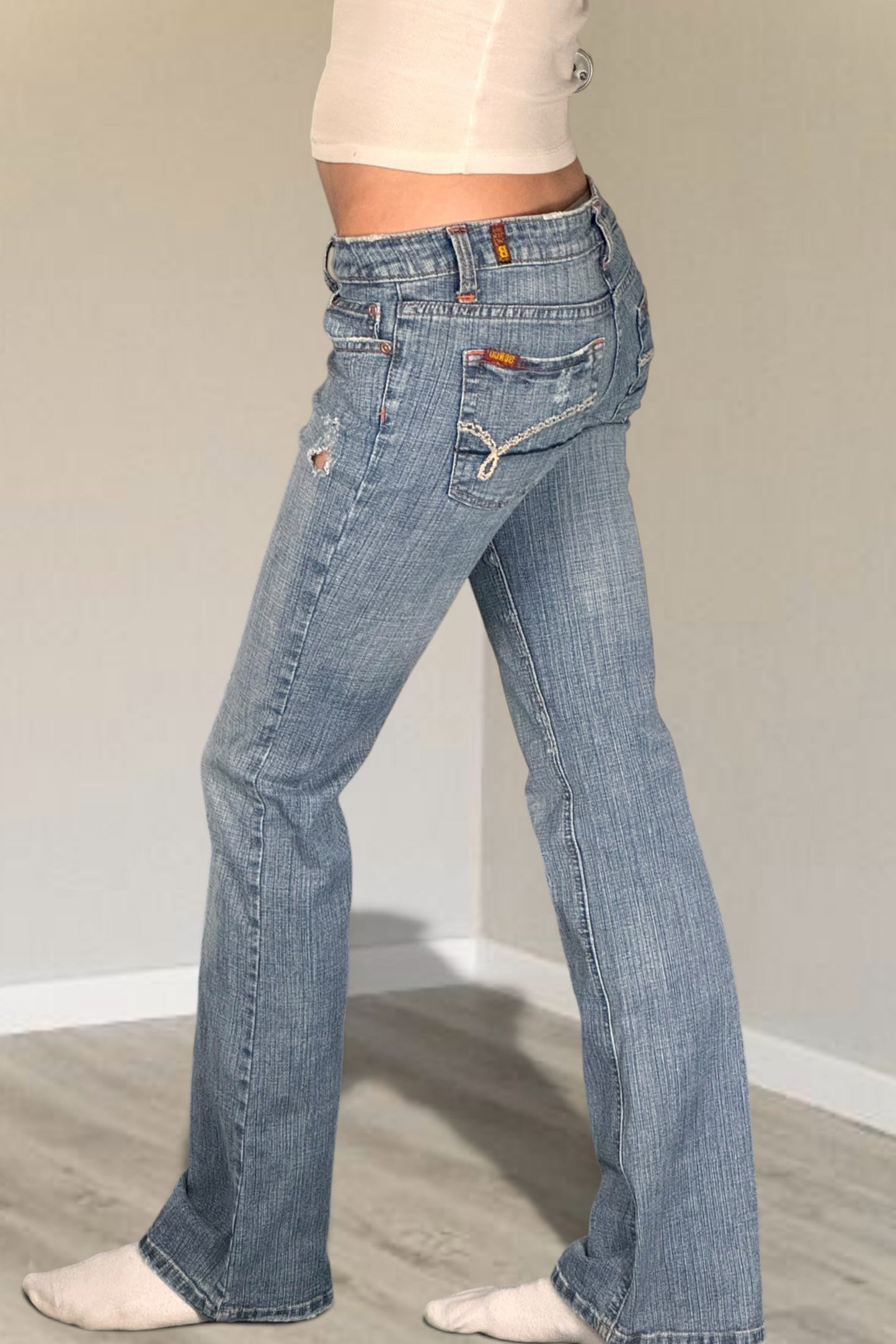 Lågmidjade jeans stl: XS