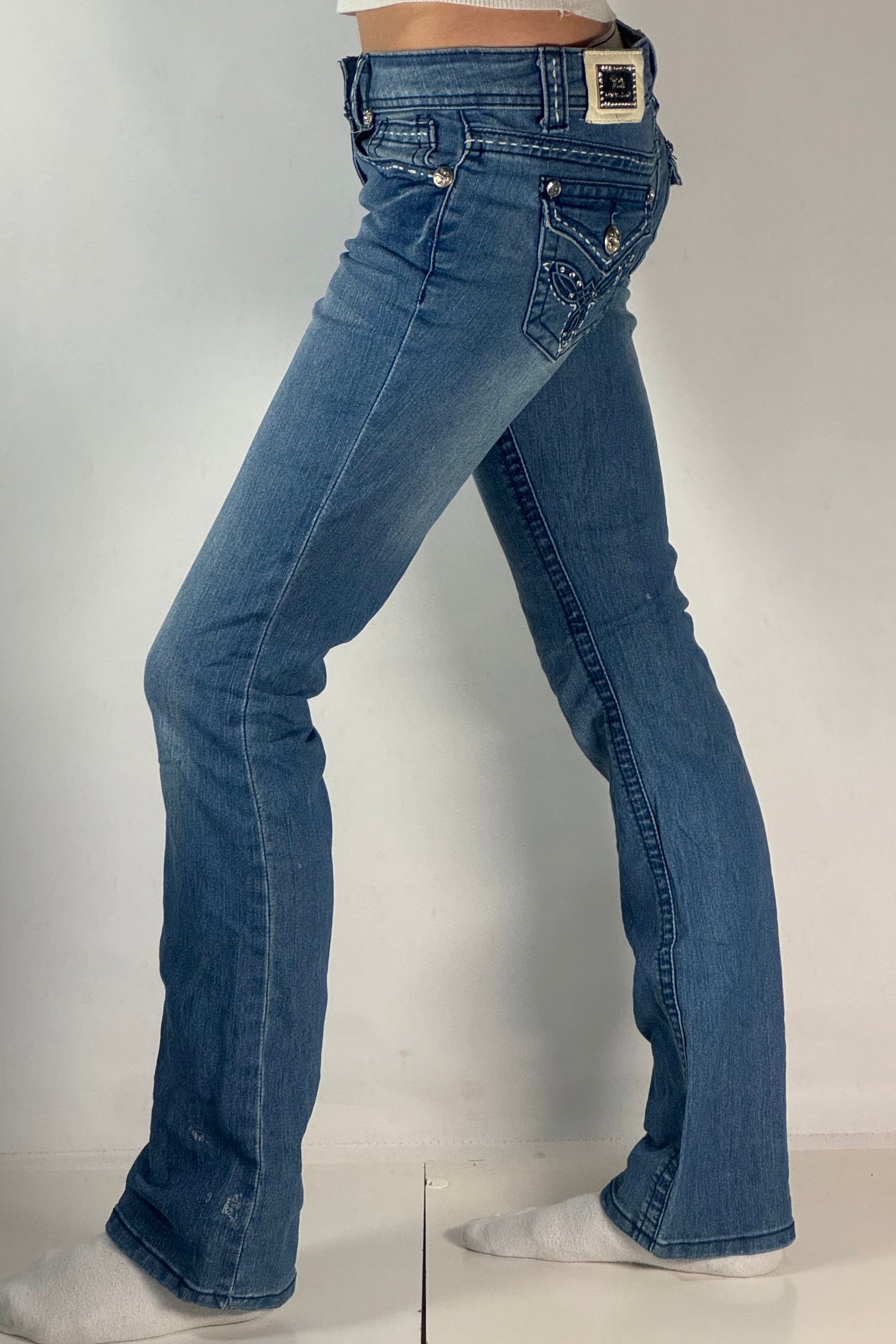 Lågmidjade jeans stl: XS