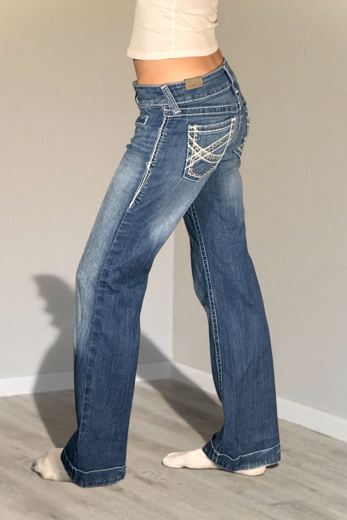 Lågmidjade jeans stl: XS