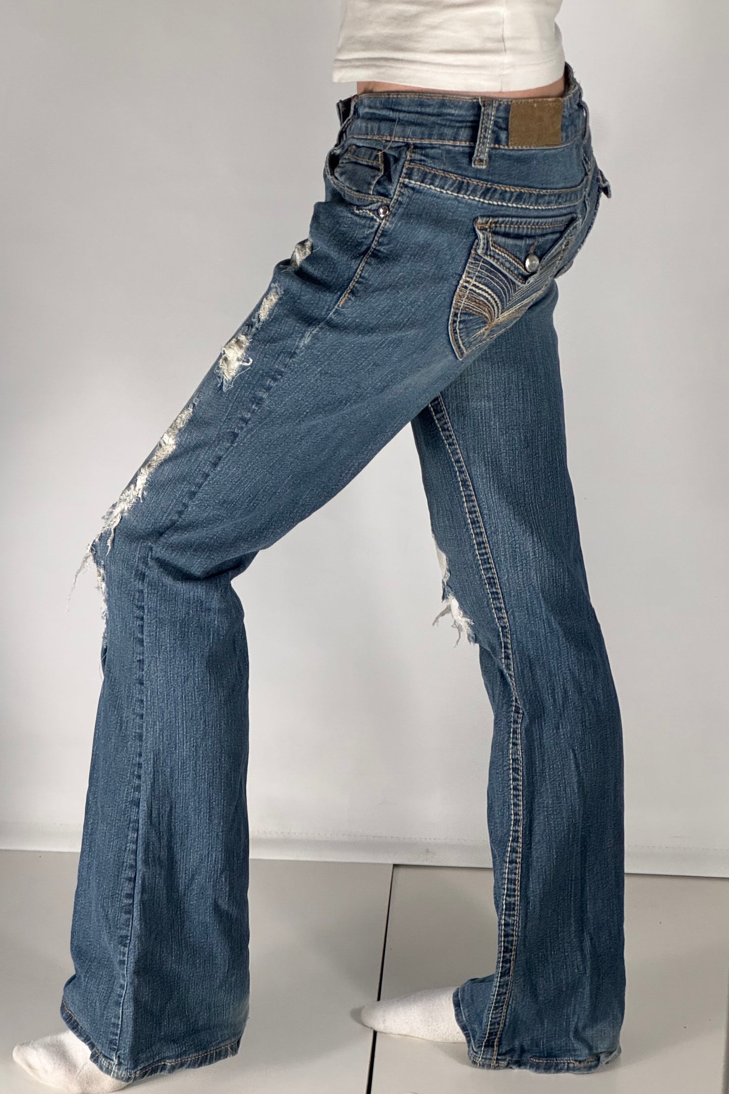 Lågmidjade jeans stl: S