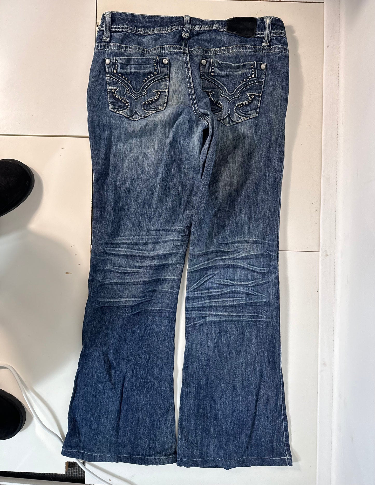 Lågmidjade jeans stl: S