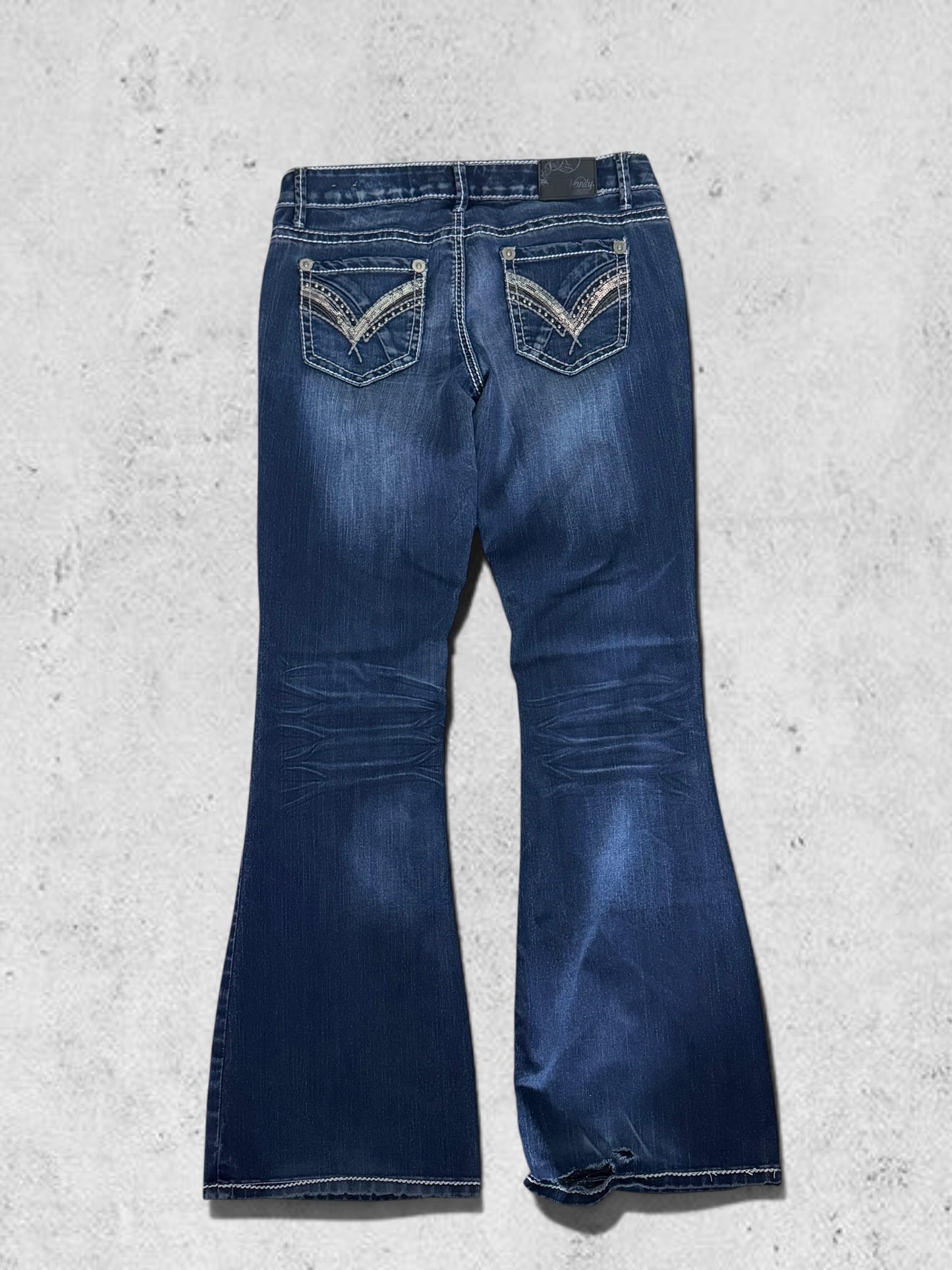 Lågmidjade jeans stl: M