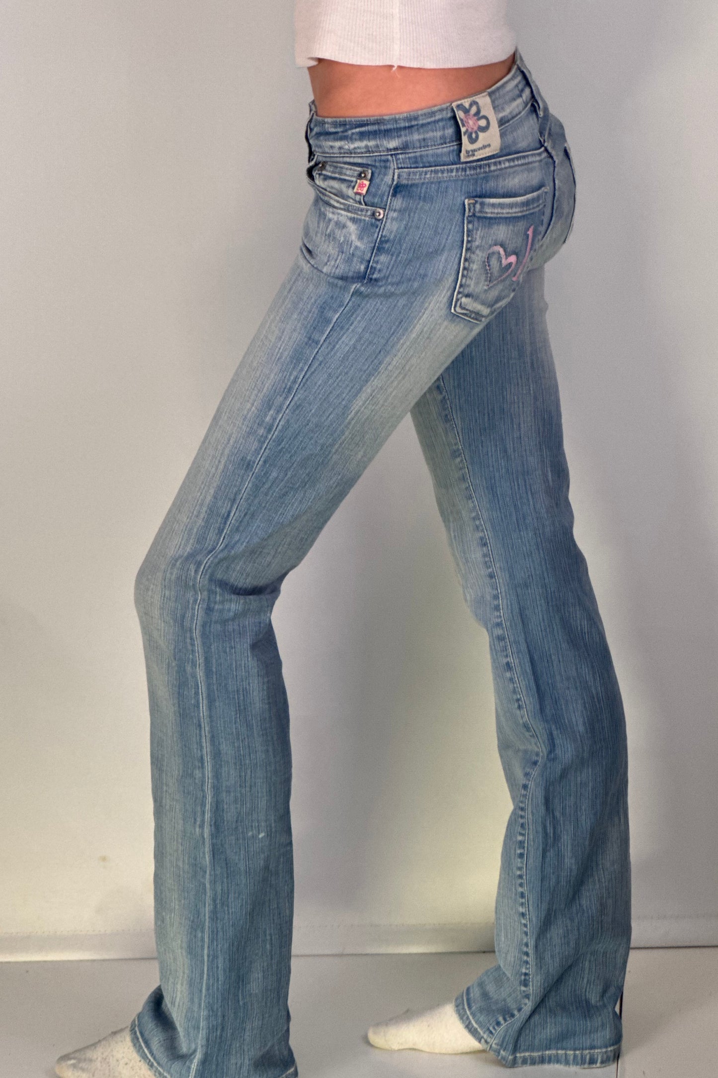 Lågmidjade jeans stl: XS