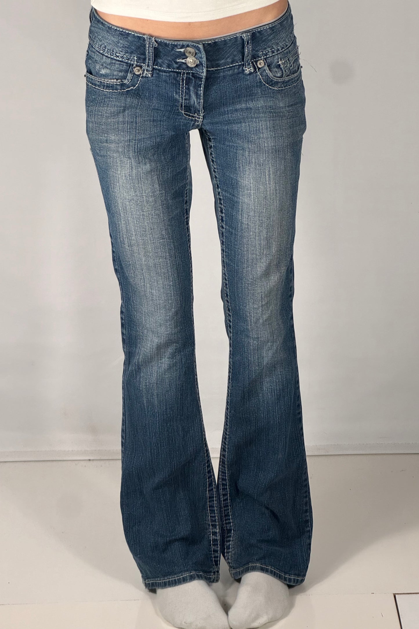 Lågmidjade jeans stl: S
