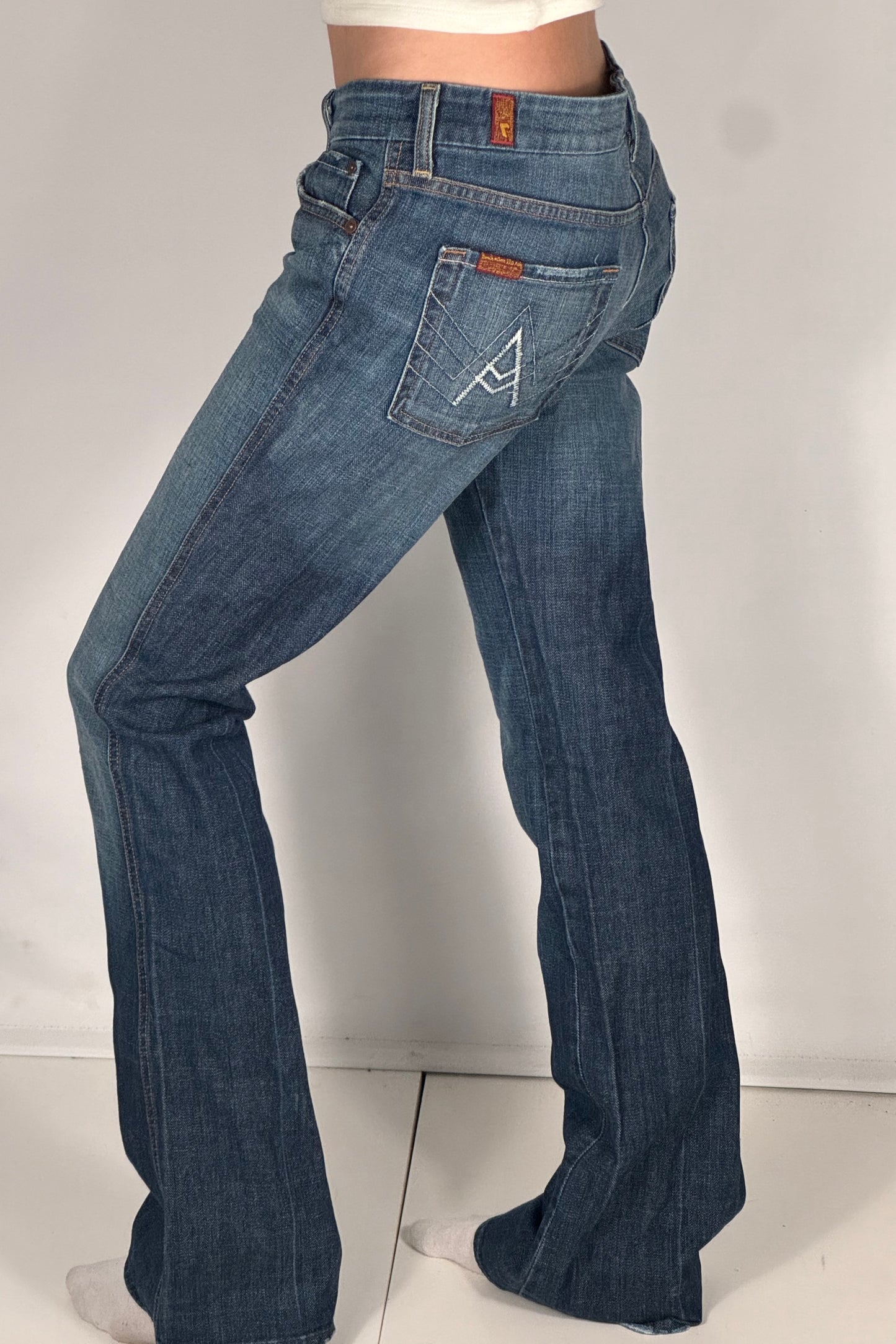 Lågmidjade jeans stl: S