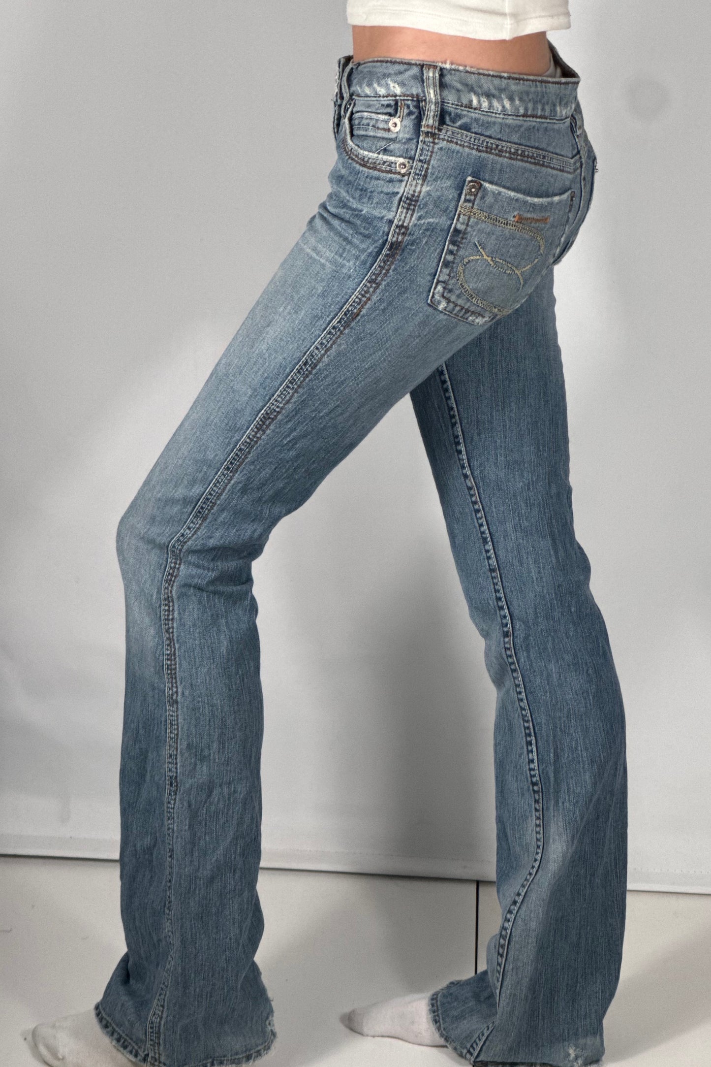 Lavtaljede jeans str: XS