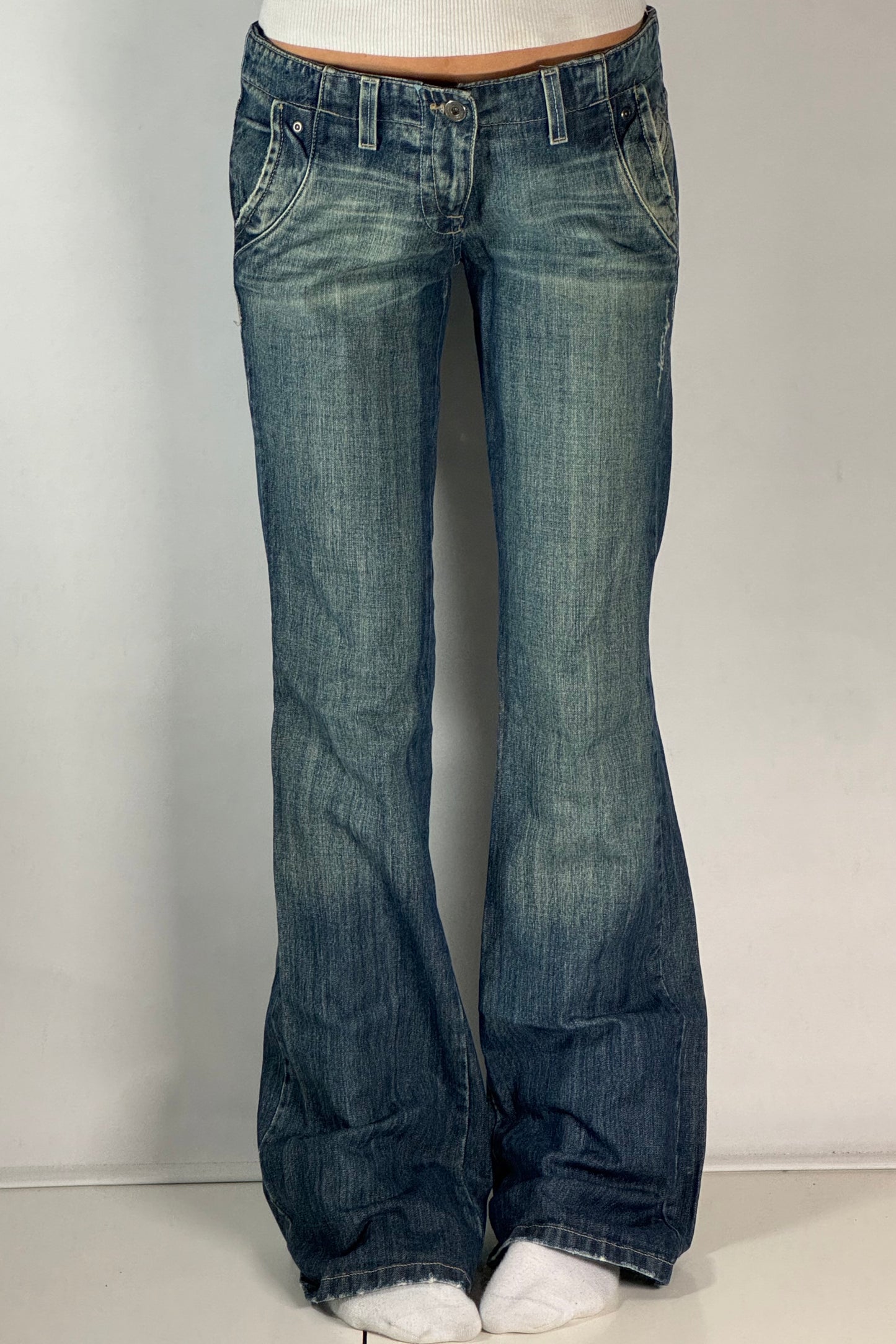 Lågmidjade jeans stl: S