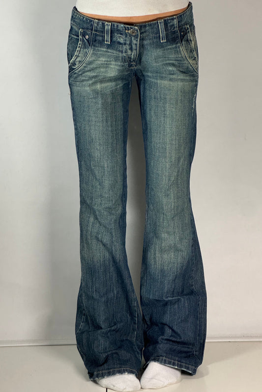 Lågmidjade jeans stl: S