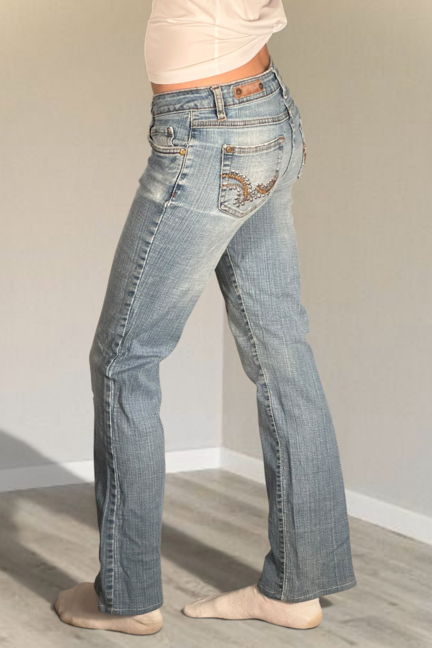 Lågmidjade jeans stl: XS