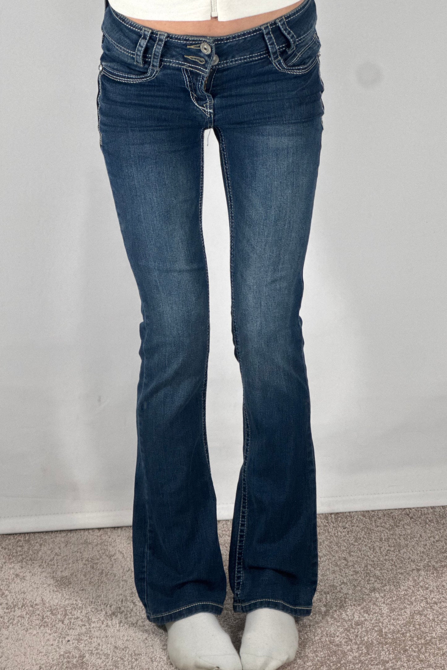 Lågmidjade jeans stl: XXS