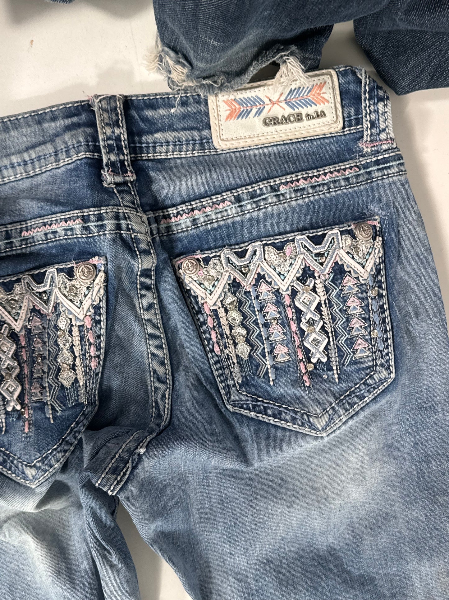 Lågmidjade jeans stl: XXS