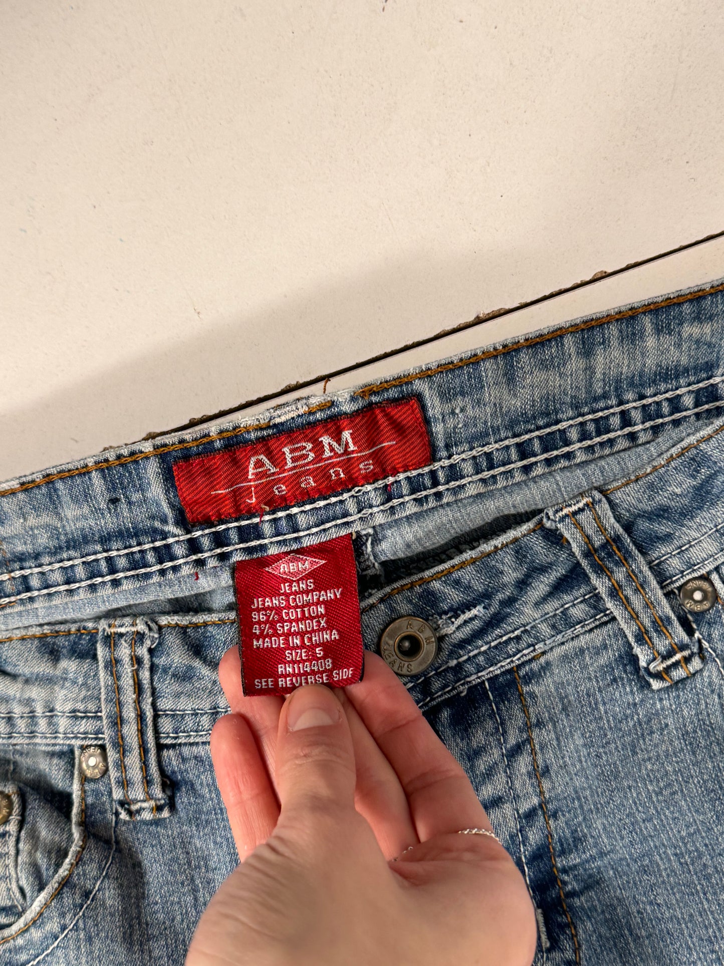 Lågmidjade jeans stl: S