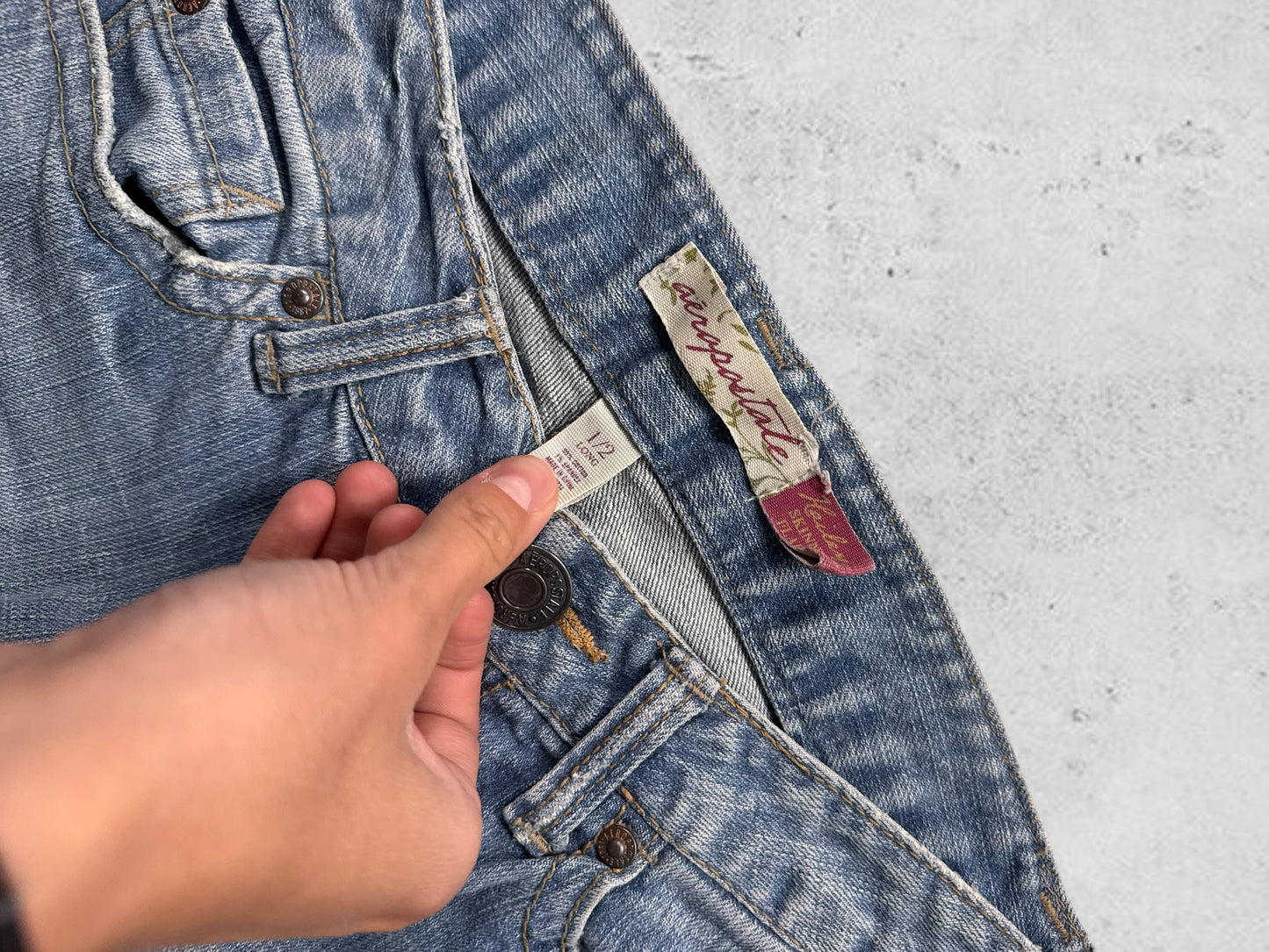 Lågmidjade jeans stl: XS
