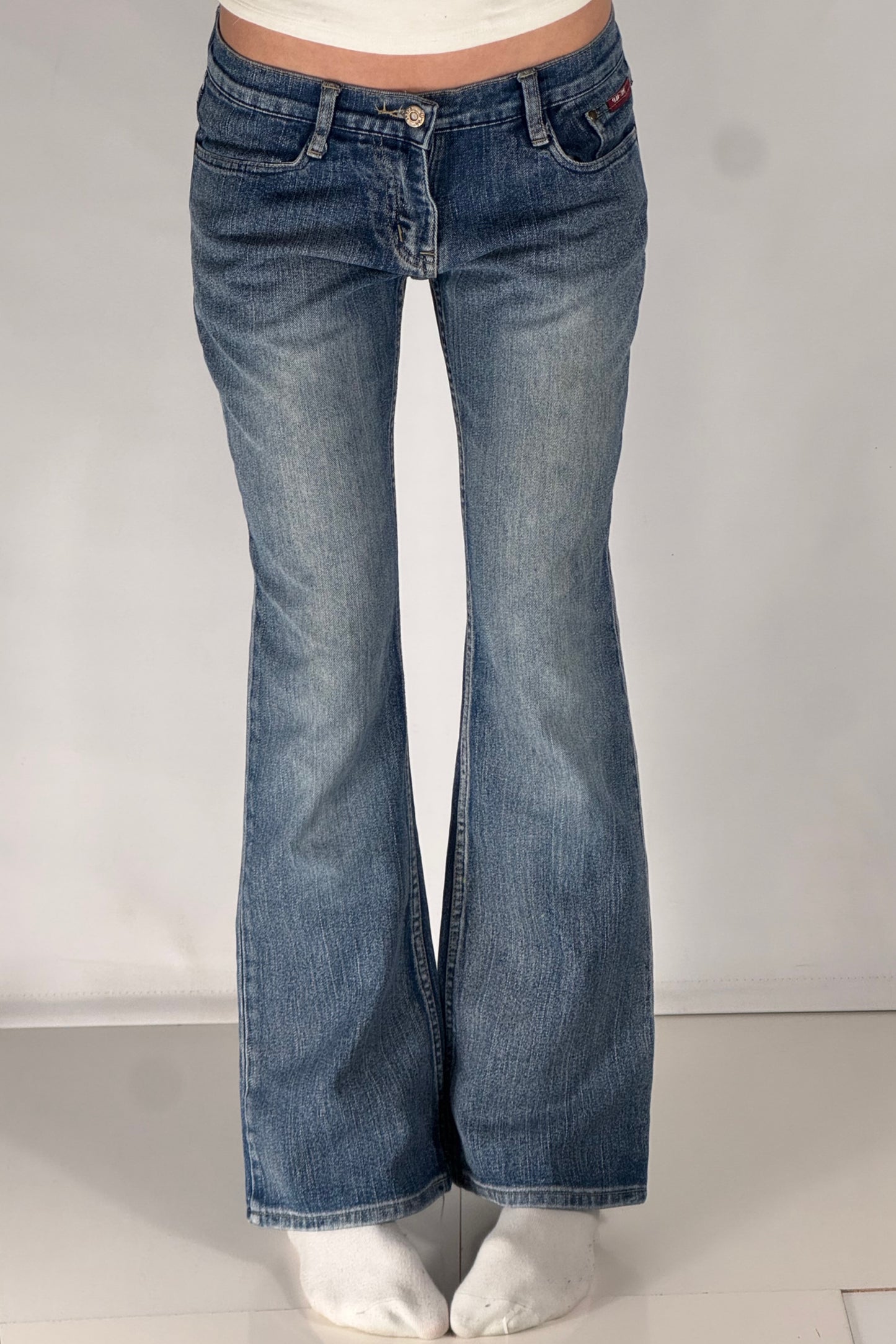 Lågmidjade jeans stl: S
