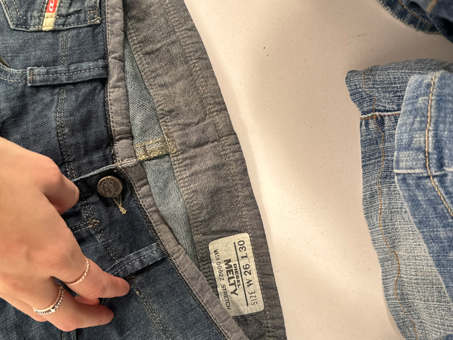 Lågmidjade jeans stl: XS