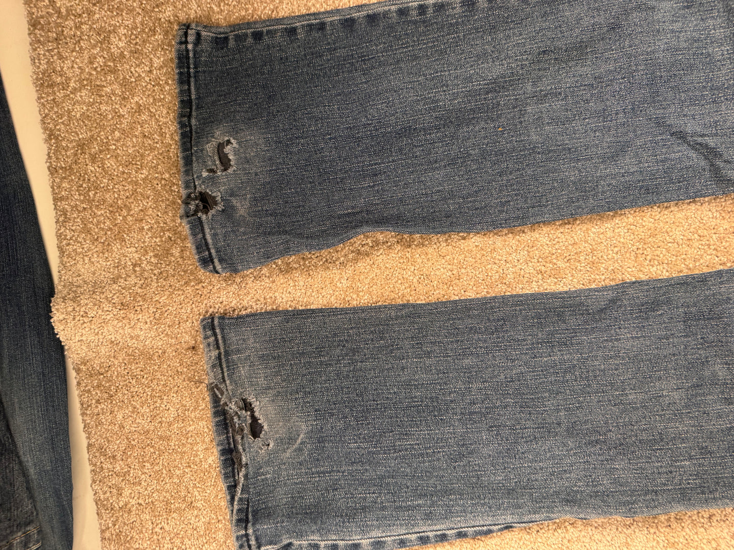Lågmidjade jeans stl: S