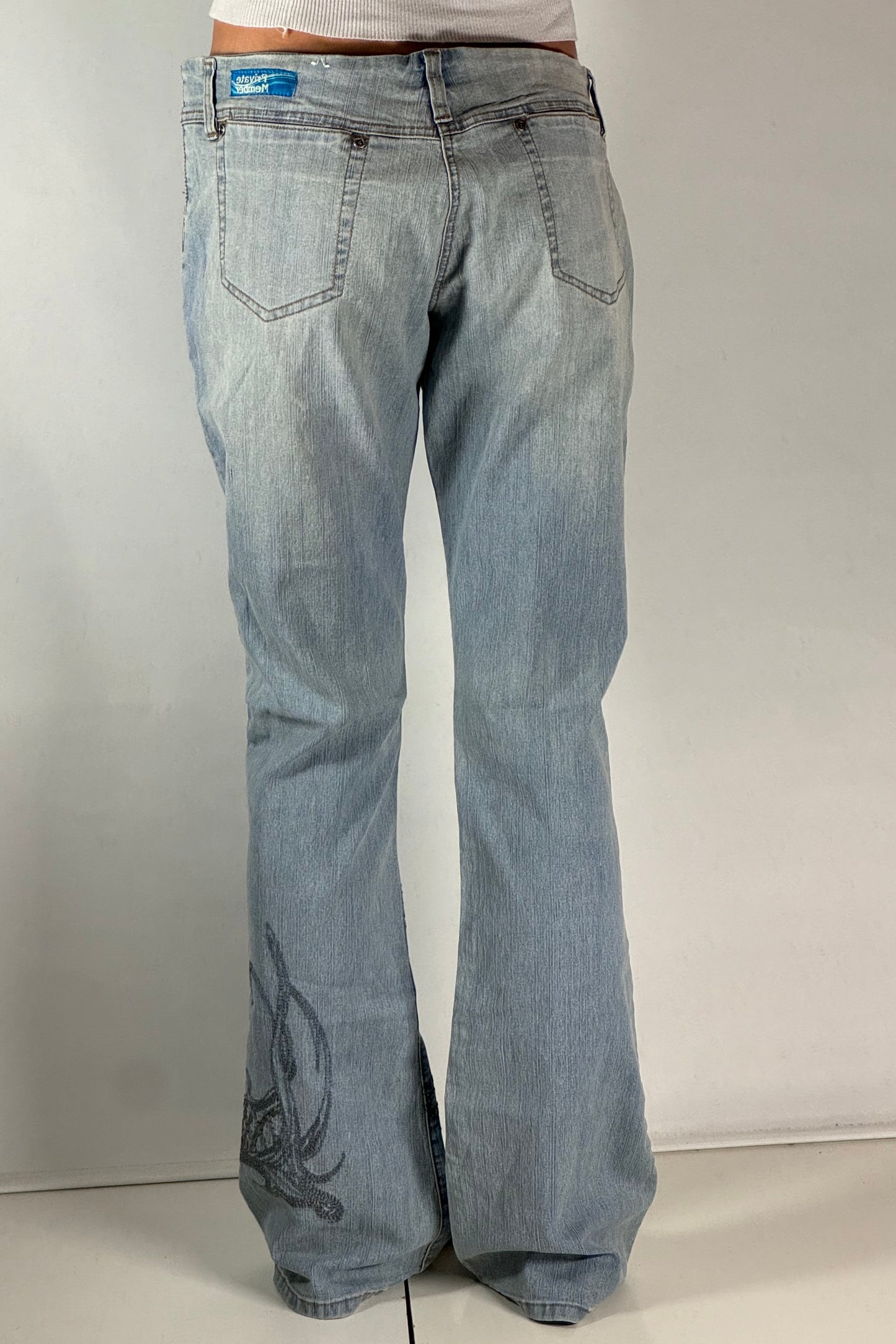Lågmidjade jeans stl: M