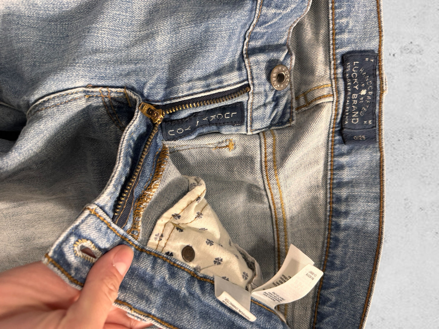 Lågmidjade jeans stl: XS