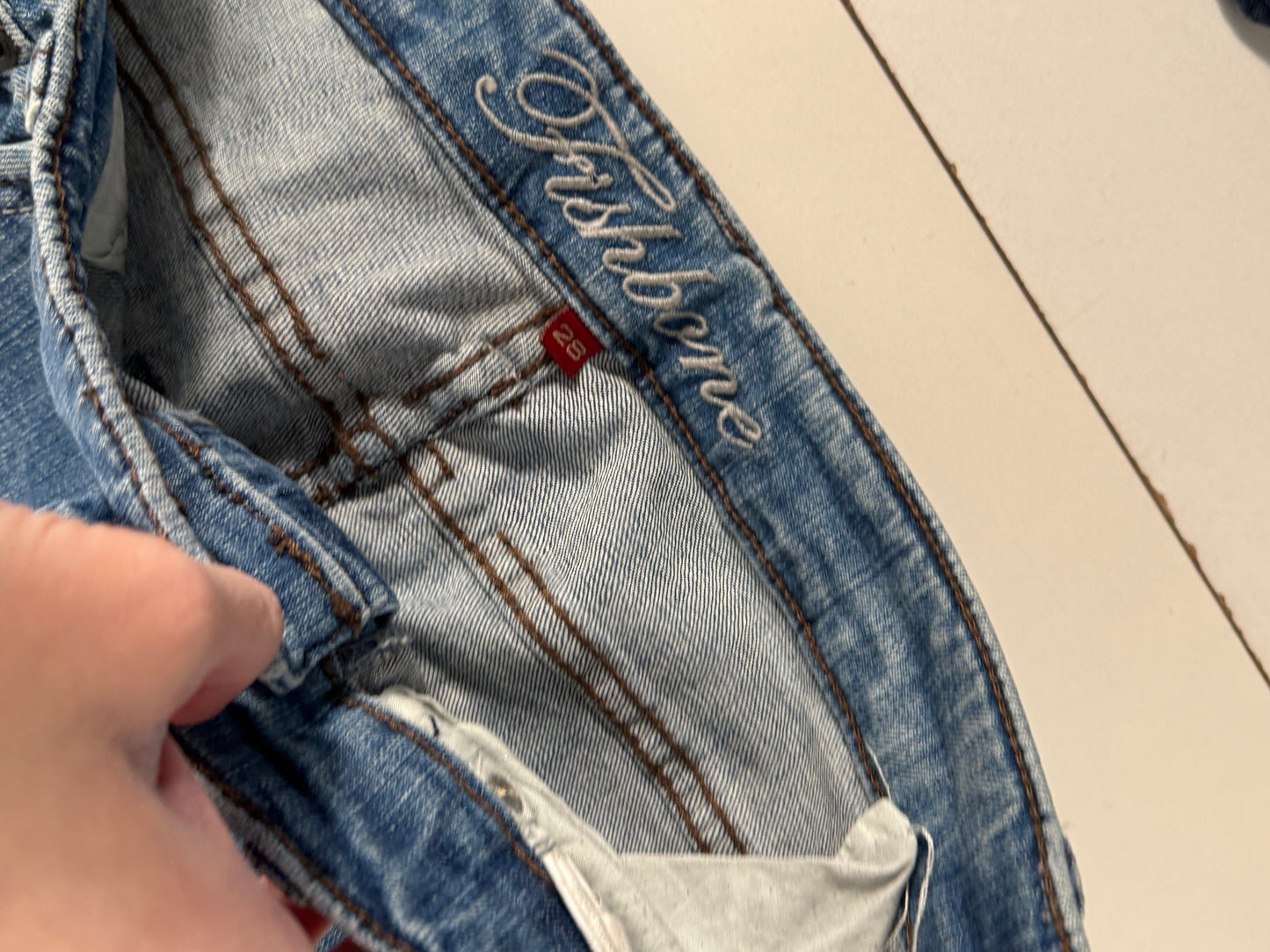 Lågmidjade jeans stl: S