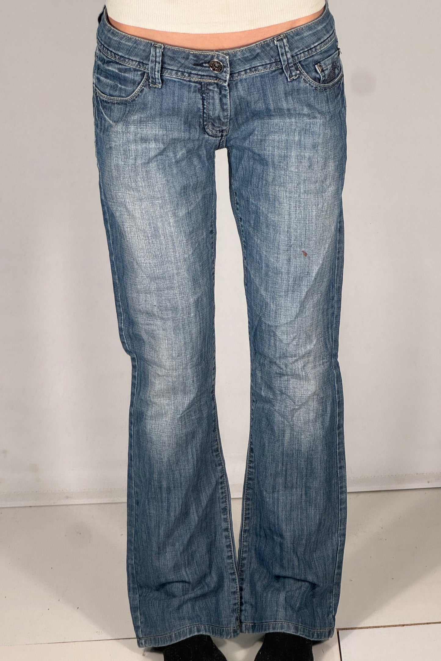 Lågmidjade jeans stl: S