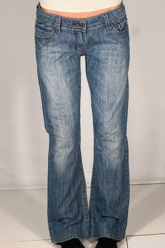 Lavtaljede jeans str: S