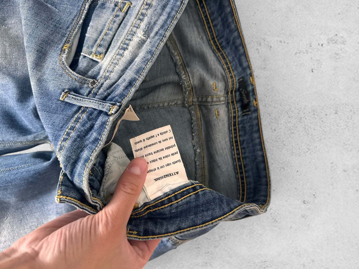 Lågmidjade jeans stl: S