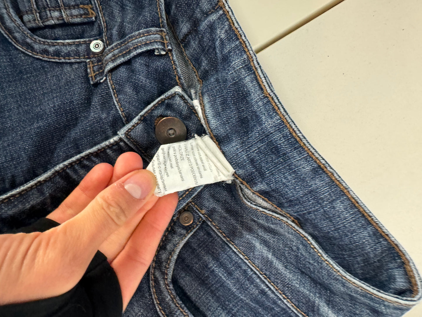 Lågmidjade jeans stl: XS