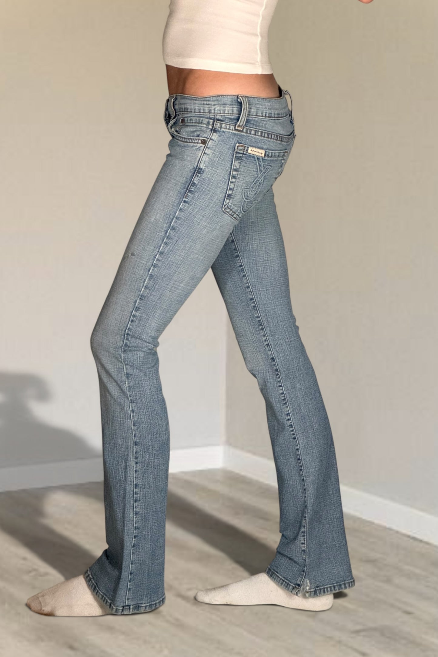 Lågmidjade jeans stl: XXS