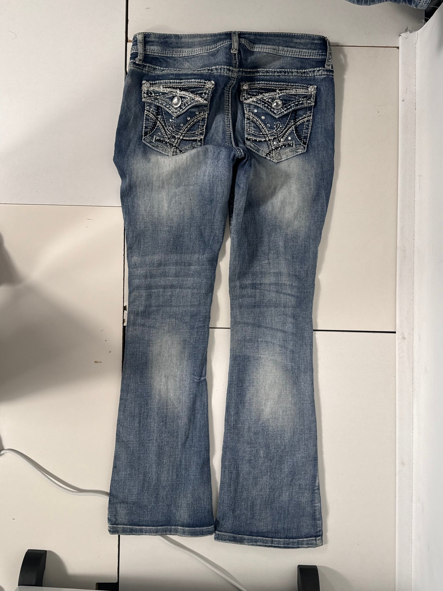 Lågmidjade jeans stl: S