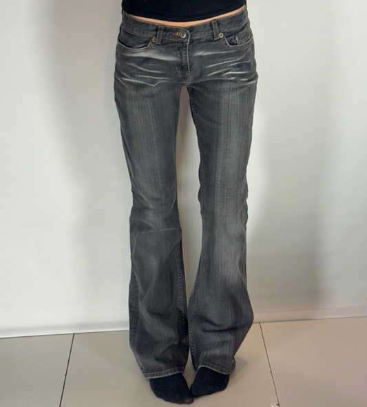 Lågmidjade jeans–stl: S
