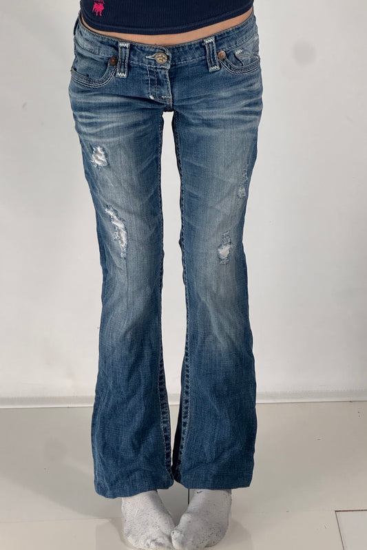 Lågmidjade jeans stl: S