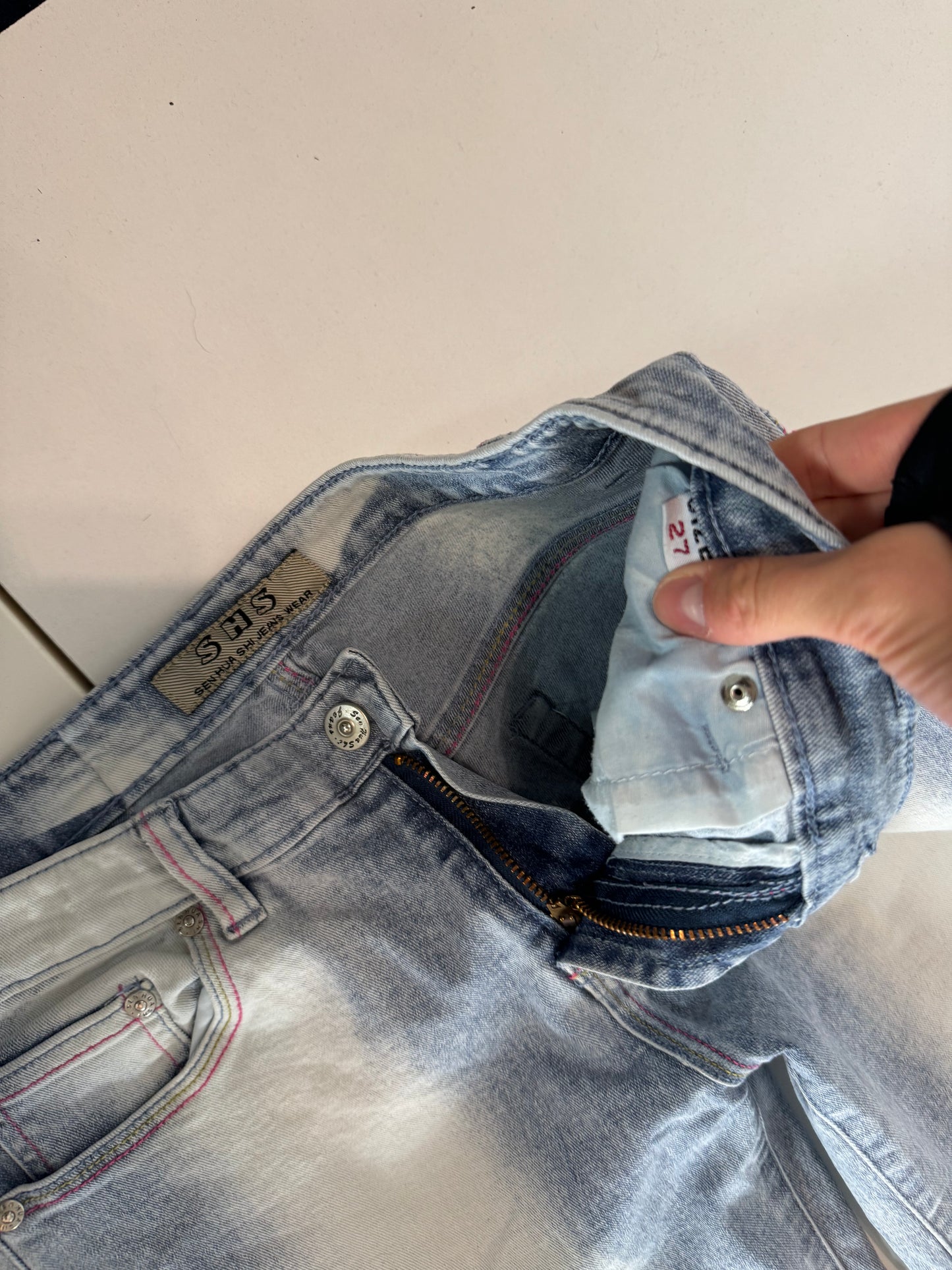 Lågmidjade jeans-stl: XS
