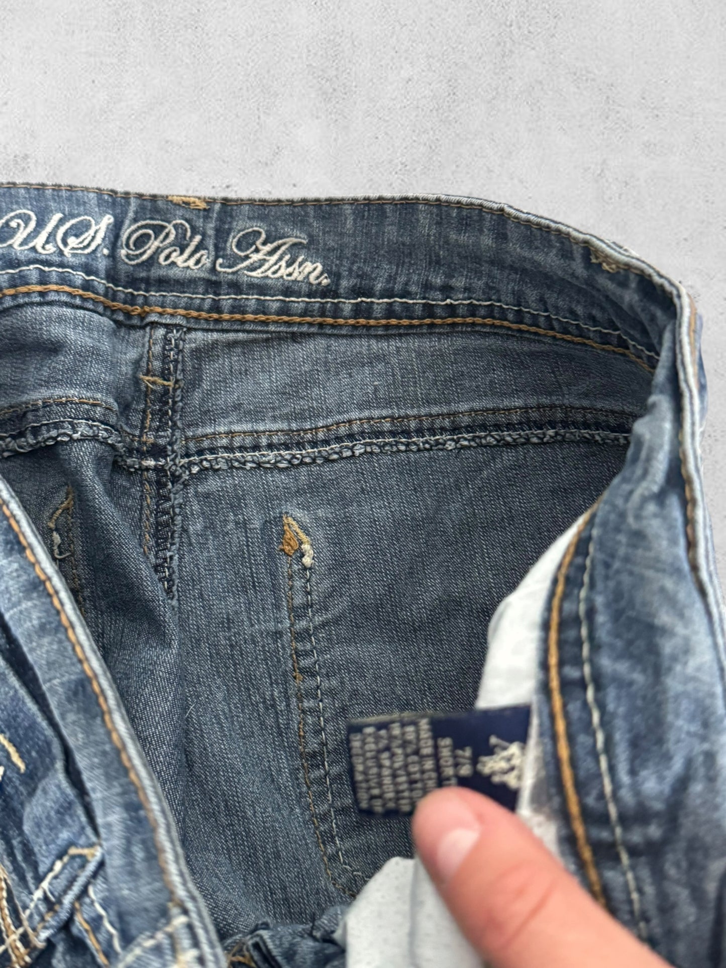 Lågmidjade jeans stl: S