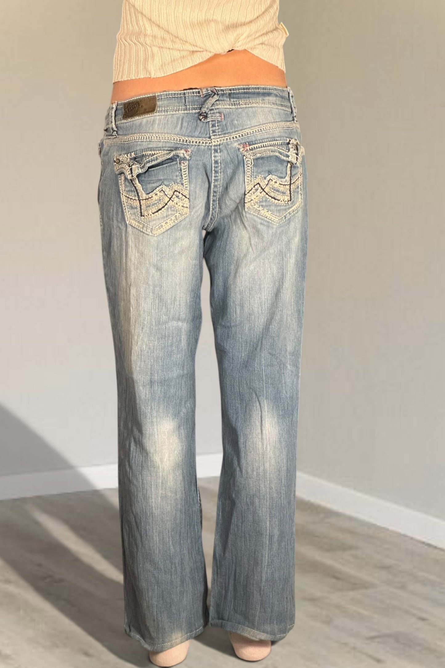 Lågmidjade jeans stl: S