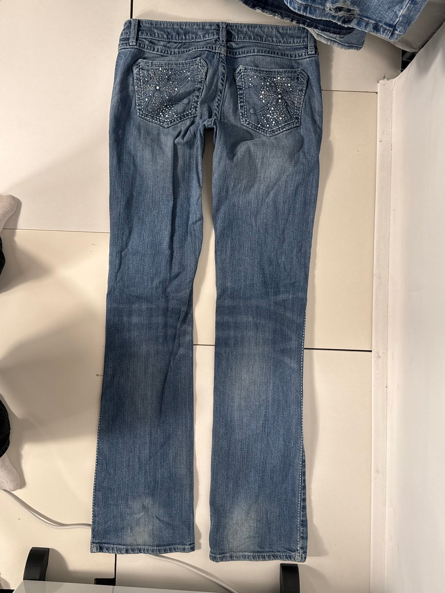 Lågmidjade jeans stl: S