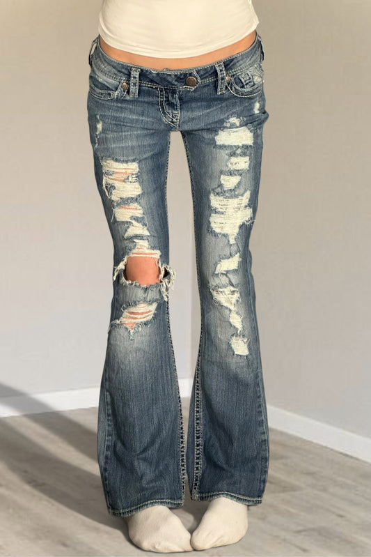 Lågmidjade jeans stl: S