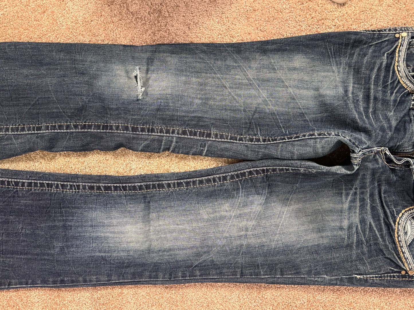 Lågmidjade jeans stl: S/M