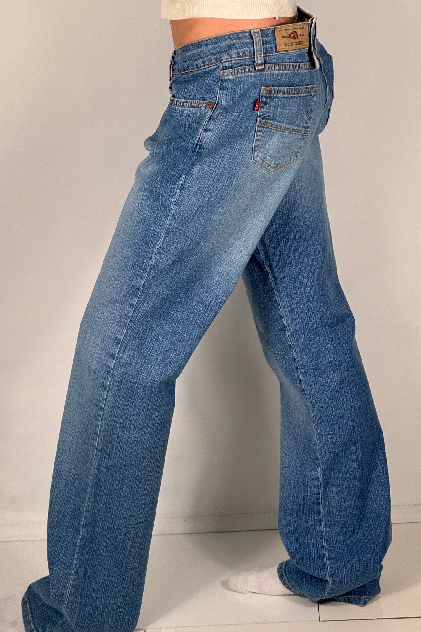Lågmidjade jeans stl: S