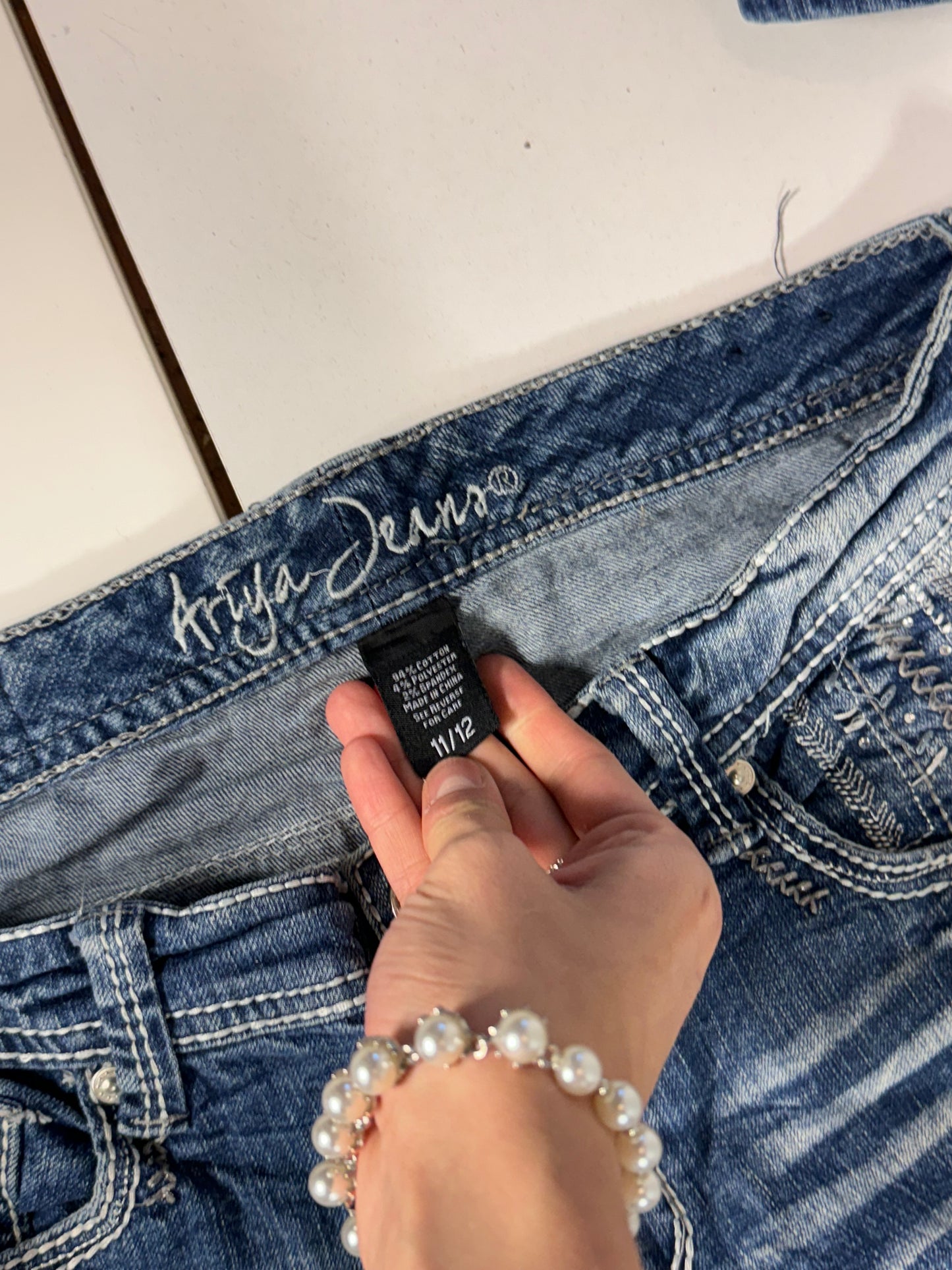 Lågmidjade jeans stl: M