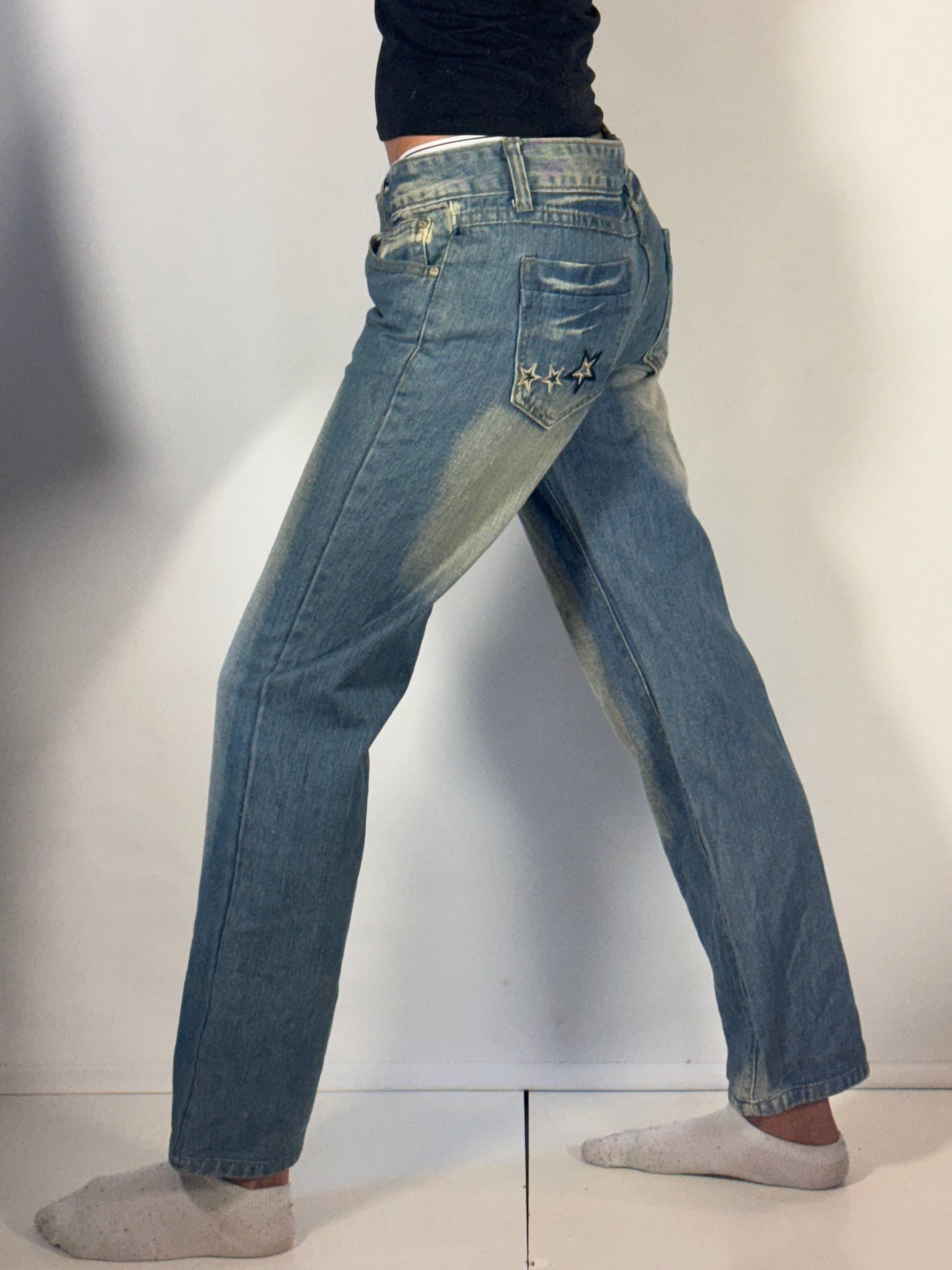 Lågmidjade jeans stl: S