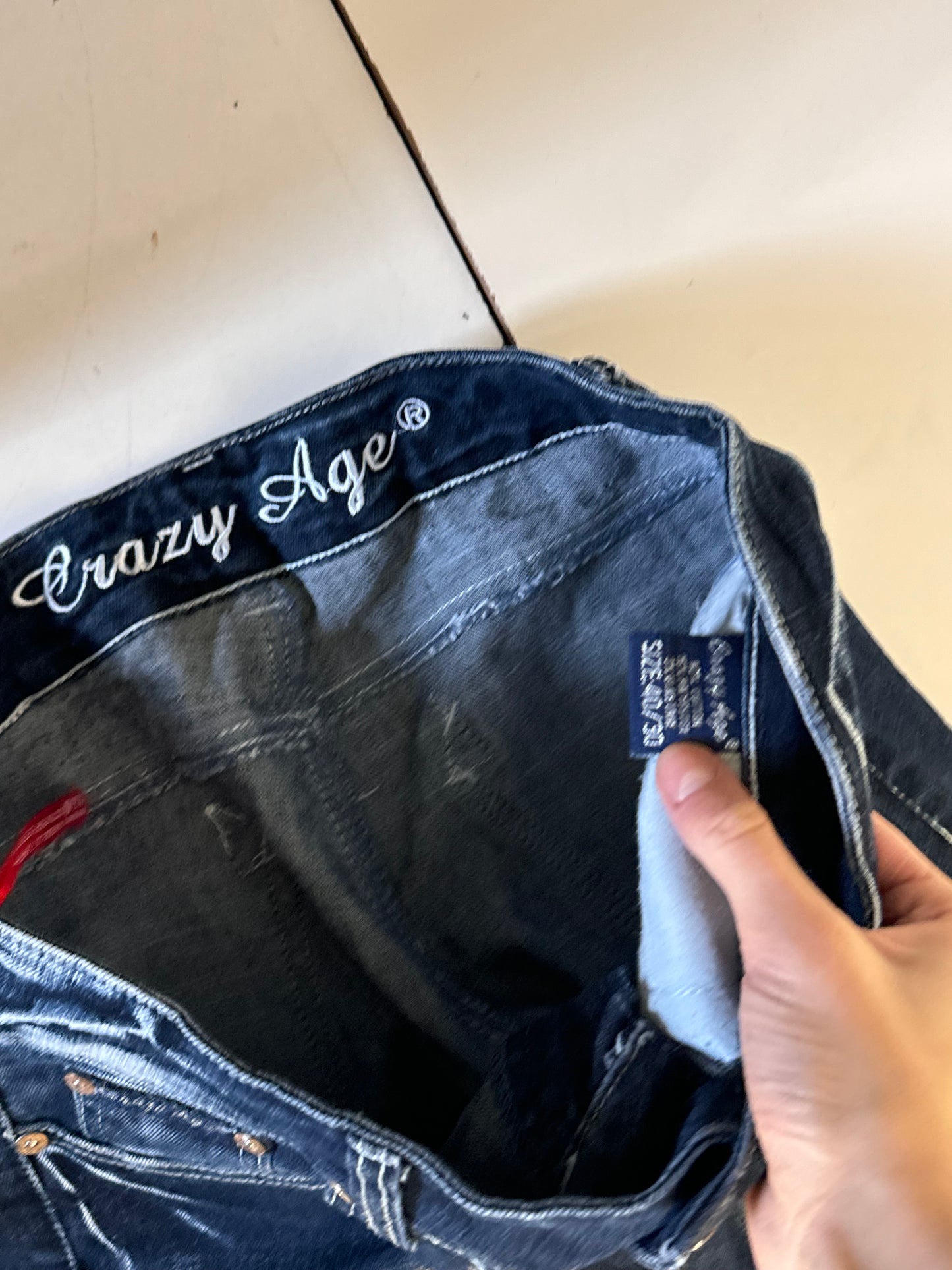 Lågmidjade jeans stl: S
