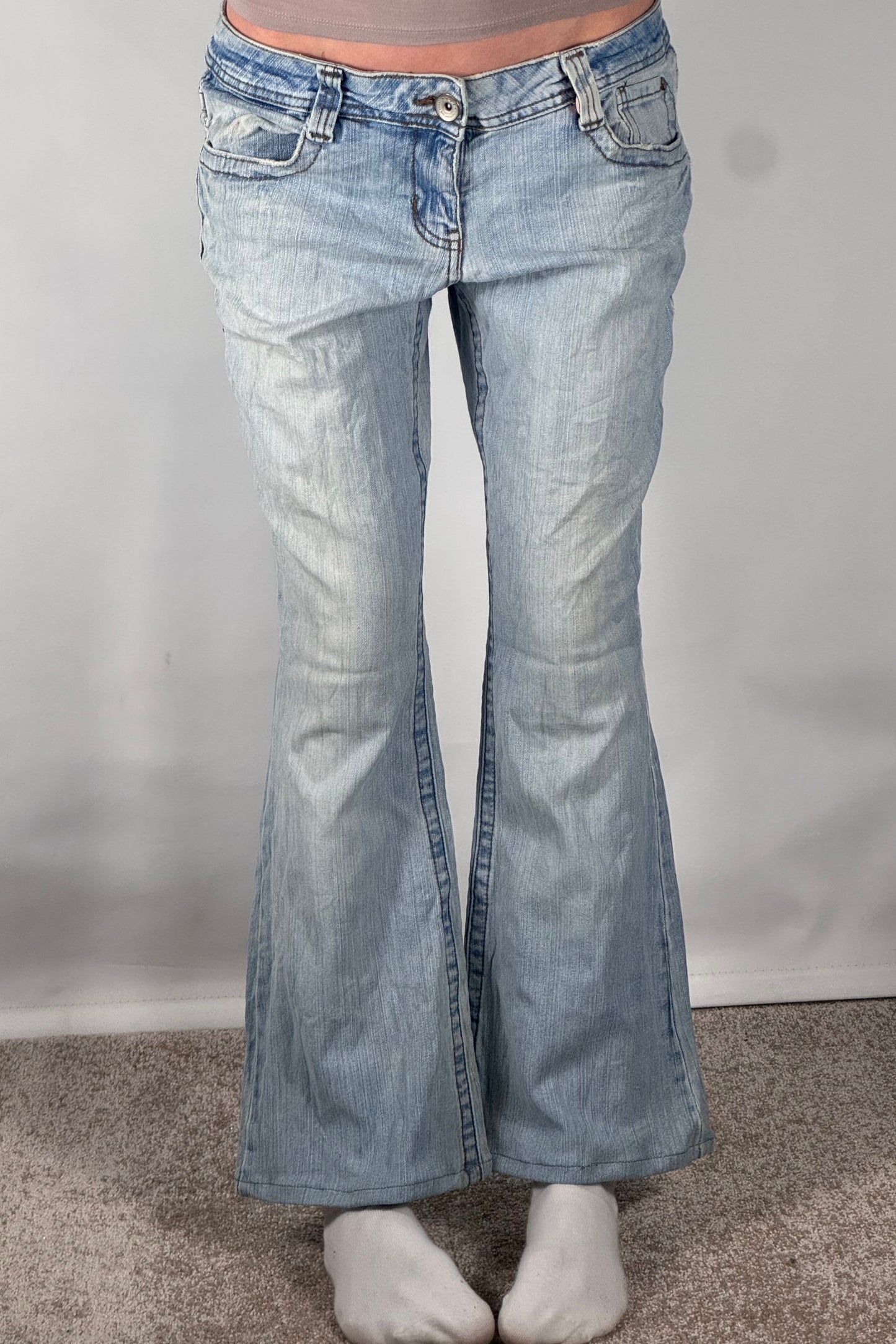 Lågmidjade jeans stl: M