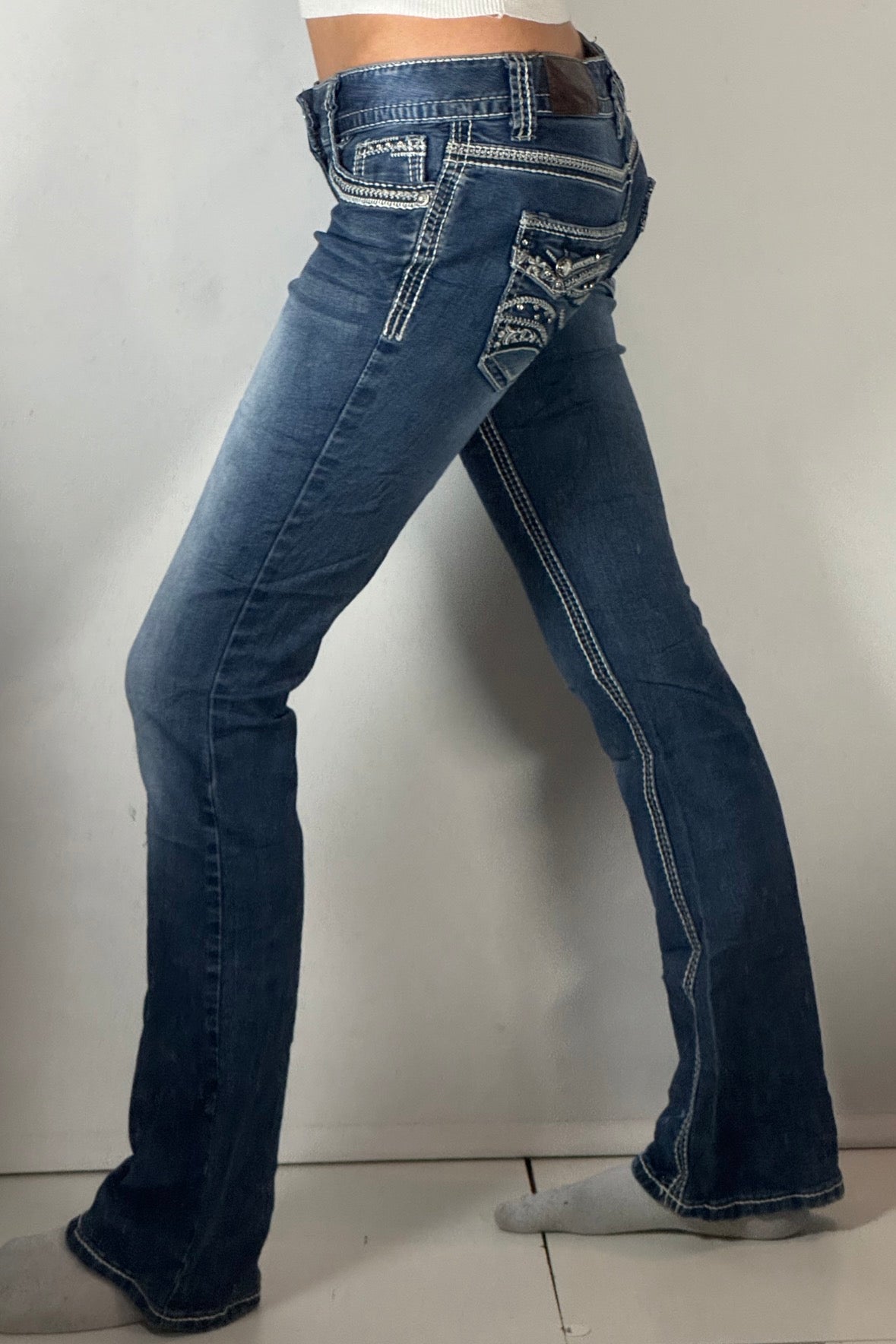 Lågmidjade jeans stl: XS/S