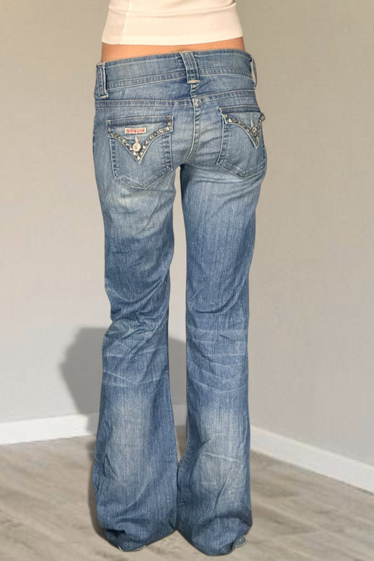 Lågmidjade jeans stl: S
