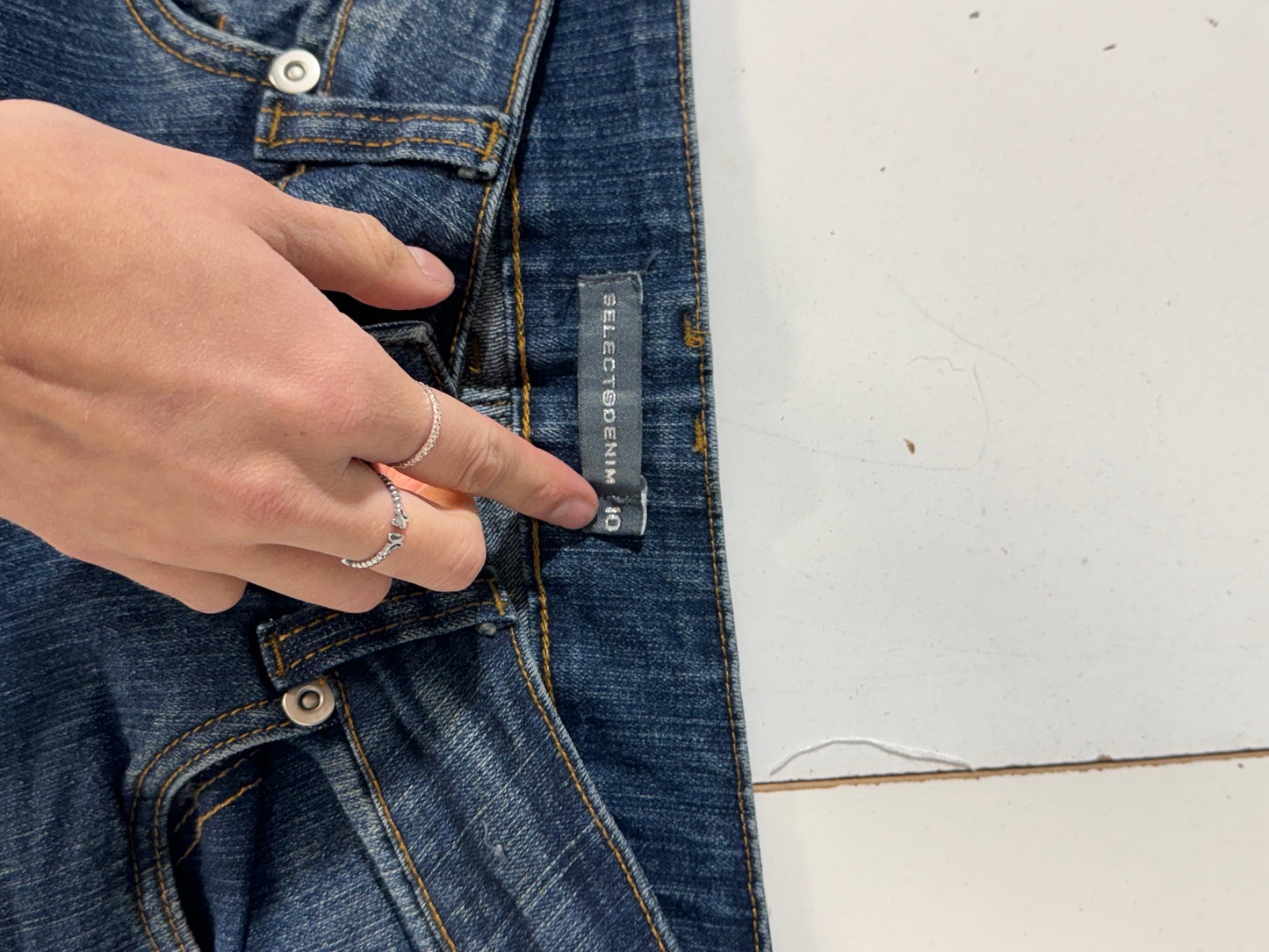 Lågmidjade jeans stl: XS